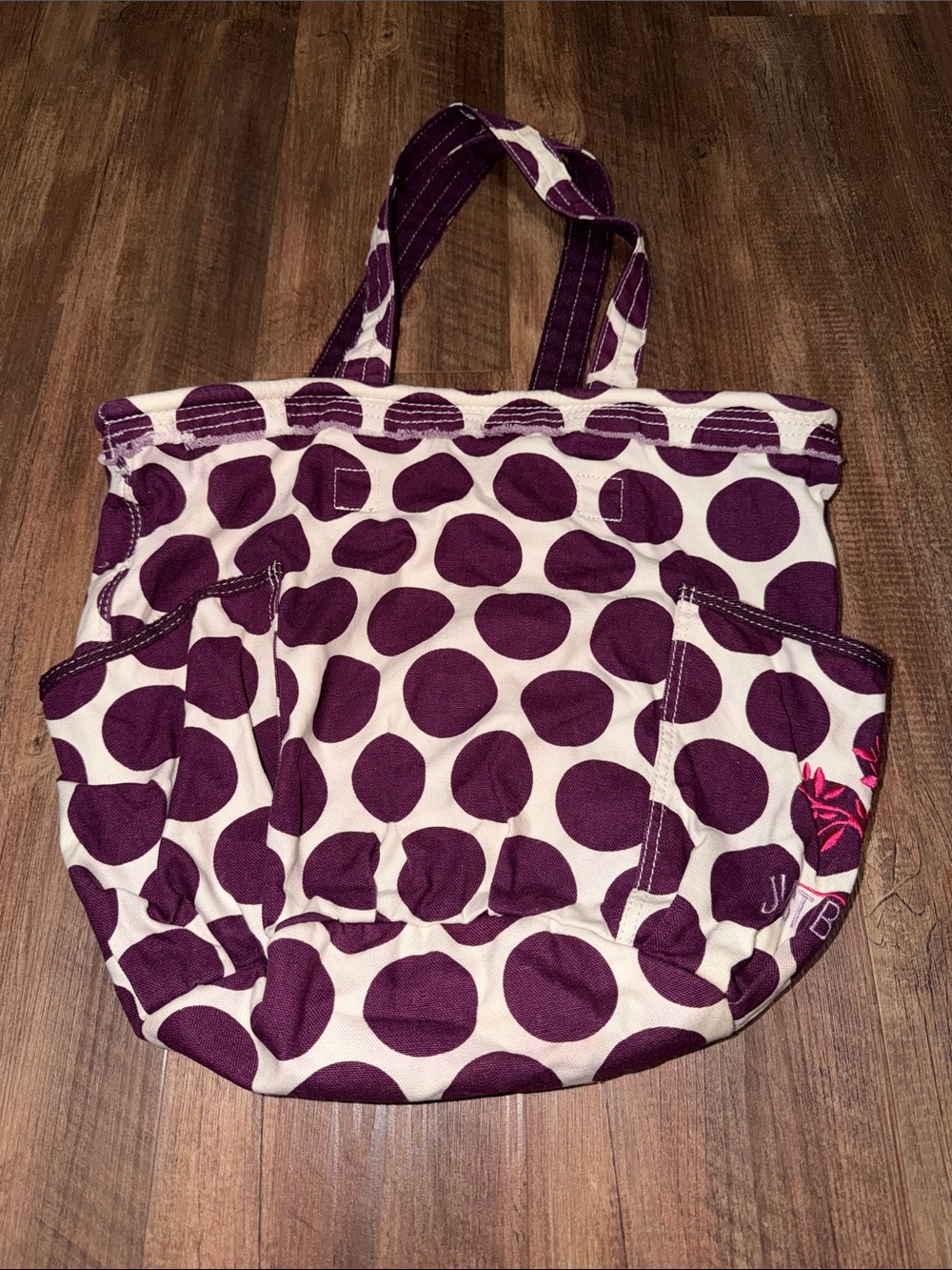 Thirty one retro metro bag polka dot Just Believe EUC